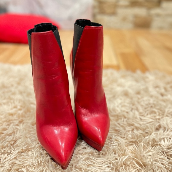 Saint Laurent stiletto platform bootie - Picture 2 of 13